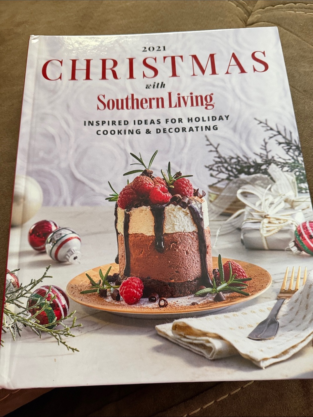 Southern Living Christmas Cookbook — Red & White Holiday Cover